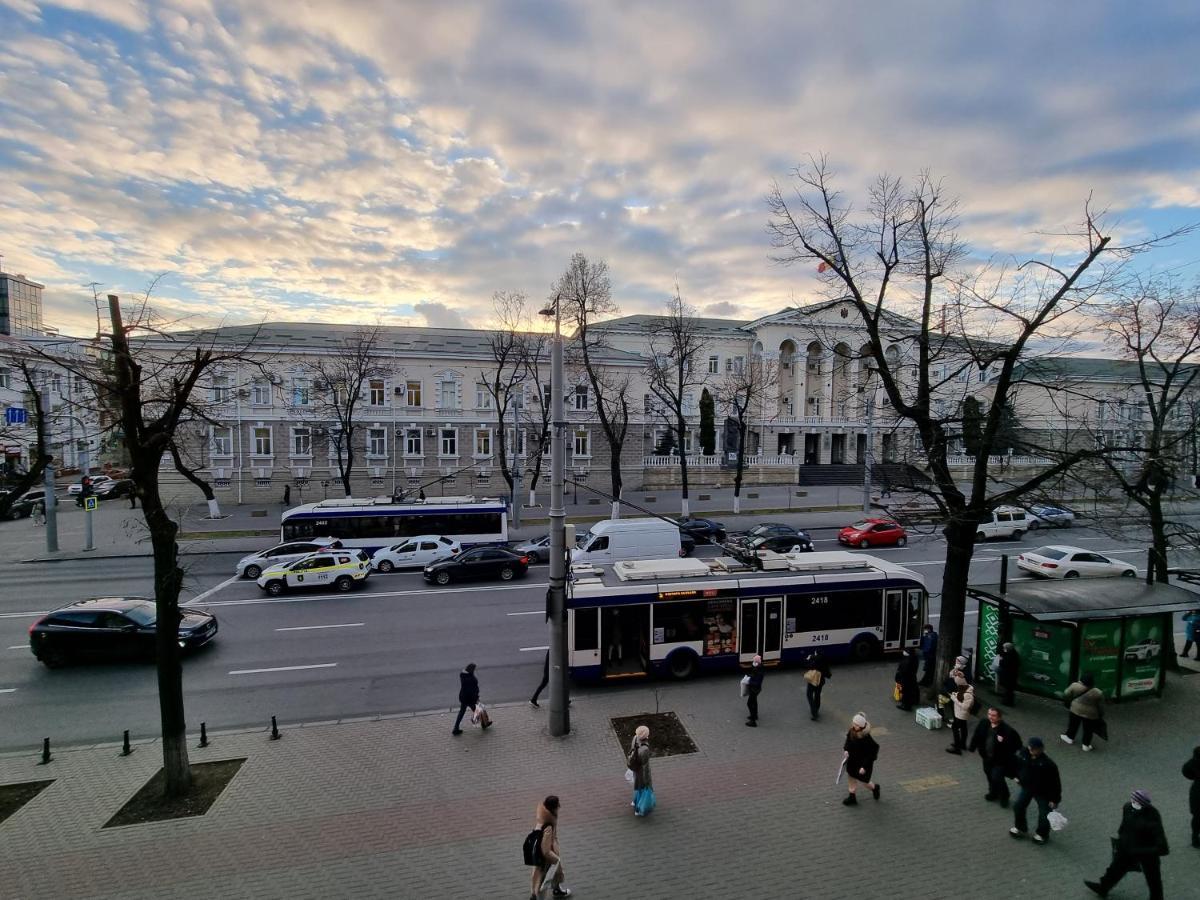 Stefan Cel Mare Boulevard Ultracentral Apartments In The Center Κισινάου Εξωτερικό φωτογραφία
