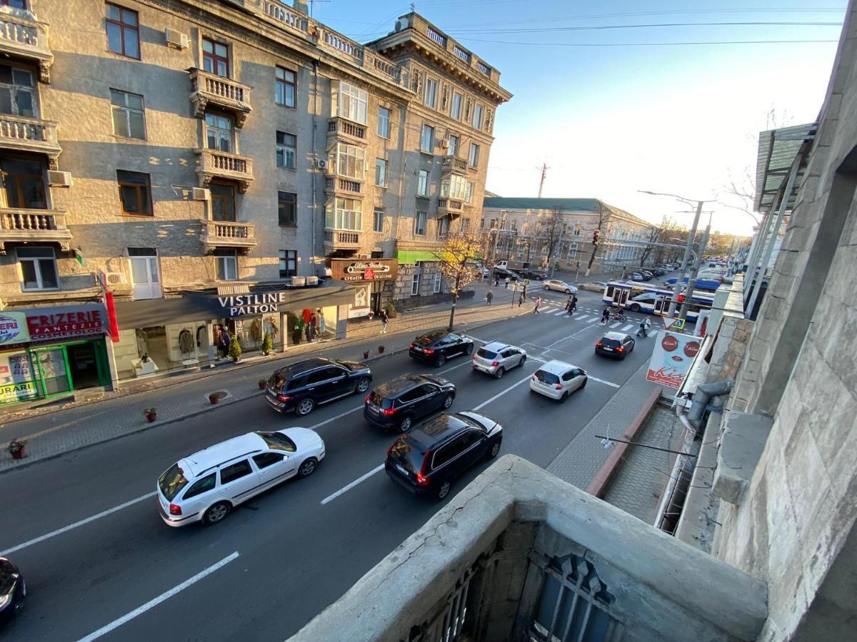Stefan Cel Mare Boulevard Ultracentral Apartments In The Center Κισινάου Εξωτερικό φωτογραφία