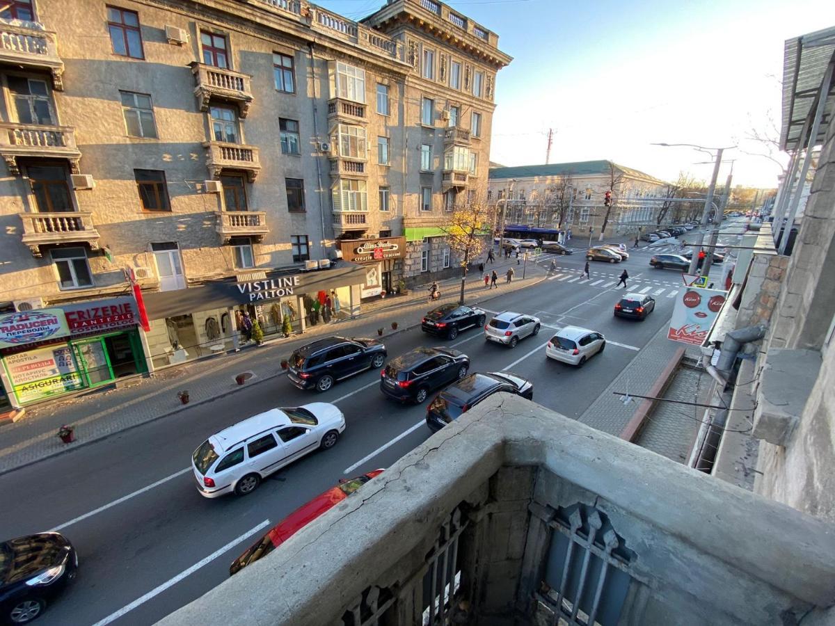 Stefan Cel Mare Boulevard Ultracentral Apartments In The Center Κισινάου Εξωτερικό φωτογραφία